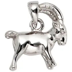 JOBO Sternzeichenanhänger Anhänger Sternzeichen, 925 Silber rhodiniert silberfarben