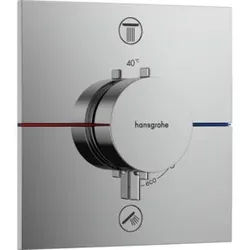 hansgrohe Thermostat ShowerSelect Comfort E UP, f 2 Verb, o. Sich.Kombi EN 1717, chr