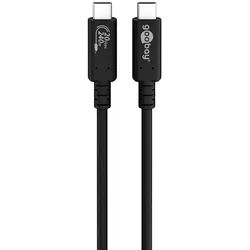 Goobay Sync & Charge USB-CTM-Kabel, USB4TM Gen 2x2, 240 W, 2 m - USB-CTM-Stecker > USB-CTM-Stecker