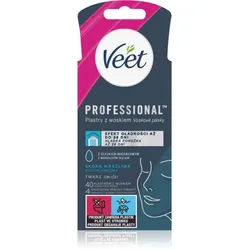 Veet Professional Wachsstreifen zur Depilation des Gesichts für empfindliche Haut 40 St.