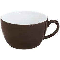 KAHLA Cappuccinotasse Pronto Colore 0,25 l, Porzellan, Made in Germany braun