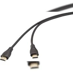 SpeaKa Professional HDMI Anschlusskabel HDMI-A Stecker, HDMI-A Stecker 1.00 m Schwarz SP-13660956 ve