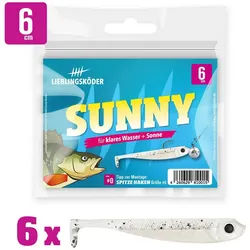 Lieblingsköder Kunstköder Lieblingsköder Gummifische 6cm - 6 Angelköder