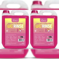 Luccy WC Rinse Toilettenspülungszusatz - 10 Liter - Reinigung und Desinfektion der Toilettenschüssel