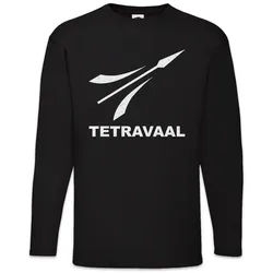 Urban Backwoods Langarmshirt Tetravaal Logo Langarm T-Shirt Tactical Robot Sci-Fi Chappie Vaal (1-tlg) Robotics Tera AI Police schwarz L
