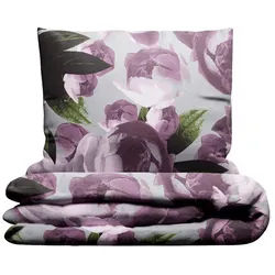 Grund Bettwäsche , Rosa , Textil , 155x220 cm , Heimtextilien, Bettwäsche & Leintücher, Bettwäsche, Übergrößen-Bettwäsche