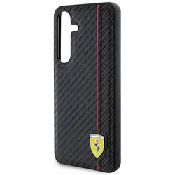 Carbon Printed Line Case for Samsung Galaxy S24 - Black