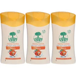 L'arbre Vert Ökologisches Shampoo & Dusche Kinder Pfirsich