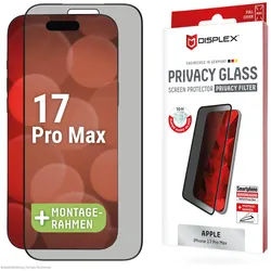 DISPLEX Privacy Panzerglas (10H) für Apple iPhone 17 Pro Max