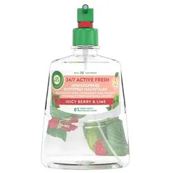 Air Wick Active Fresh Nachfüller Juicy Berry Lime 228 ml aerosolfreier Nachfüller für Active Fresh Duftspender
