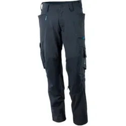 Mascot Hose mit Knietaschen, Stretchstoff Hose Größe 90C52, schwarzblau