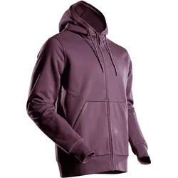 Kapuzen-Sweatjacke "22486-378" Customized - 5XL - bordeaux