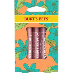 Burt's Bees Petal Kisses Lippenbalsam Shimmer Trio Set