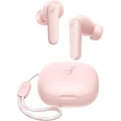 SoundCore by Anker P20i Kabellose in-Ear Anpassbarer EQ, 30 Std. Spielzeit Bluetooth-Kopfhörer (Bluetooth 5.3 IPX5 wasserfest, 2 Mikros mit KI, einzeln verwendbar) rosa