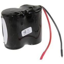 Notbeleuchtungs-Akku F1x2 BlackFox BF-4000DH mit Kabel 10cm mit offener Litze 2,4V, 4000mAh