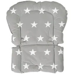 Roba Hochstuhl-Sitzverkleinerer Little Stars , Grau , Textil , 50x3.5x65 cm , Babymöbel & Kindermöbel, Babyzimmer, Hochstühle