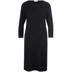 La robe en maille avec encolure bateau include noir