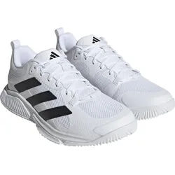 adidas Court Team 2.0 Indoor Shoes ftwr white-core black-ftwr white (01F7) 12.5