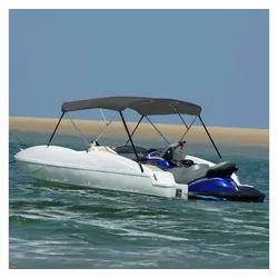 vidaXL Schutzplane 3-Bow Bimini Top Anthrazit 183x180x137 cm schwarz