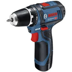 Bosch Akku-Bohrschrauber GSR 12V-15, mit 1 x 2.0 Ah, 1 x 4.0 Ah, Zubehör-Set in Tasche