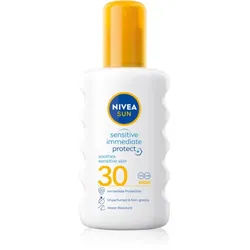 NIVEA SUN Protect & Sensitive schützendes Sonnenspray SPF 30 200 ml