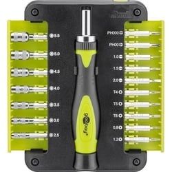 Goobay 18-teiliges Präzisionsschraubendreher-Set - für feinmechanische Schraubarbeiten