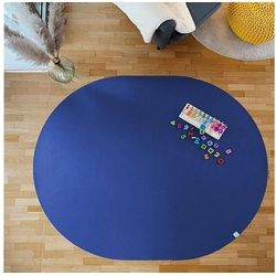 Sanosoft Spielmatte Sanosoft ovale Krabbelmatte 160x200cm Blau blau