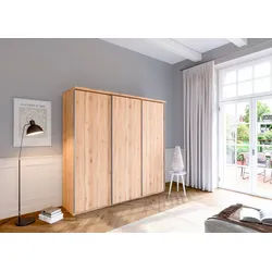 priess Schwebetürenschrank Arnsberg braun 215 cm x 211 cm x 64,5 cm