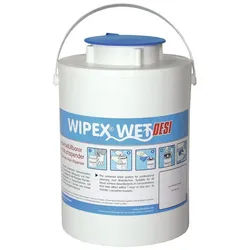 WIPEX Papiertuchspender, Feuchttuchspender Wet Desi, Kunststoff blau