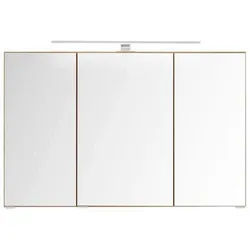 Spiegelschrank Florida Eichefarben mit LED