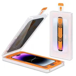 2x Blickschutz 9H Panzerglas für iPhone 17 Full Screen Montagehilfe Anti-Spy Sichtschutz Tempered Glass Displayschutzglas Screen-Protector