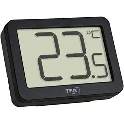 TFA Dostmann Hygrometer TFA Dostmann Thermometer Schwarz 30.1065.01