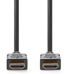 Nedis High Speed HDMI TM Kabel mit Ethernet | HDMITM Stecker - HDMITM Stecker | 4K@30Hz | ARC | 10.2 Gbps | 5.00 m | Rund | PVC | Schwarz | Box