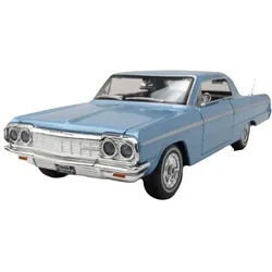 Maisto® Modellauto Chevrolet Impala 1964 blau, Maßstab 1:24 blau