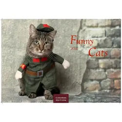 Wandkalender Funny Cats Kalender 2027 - Wandkalender, Fotokalender Tierkalender...