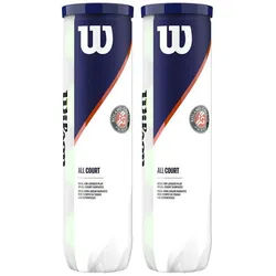 Wilson Tennisball Roland Garros All Court Ball 4 Pack Bi Pack - Tennisball gelb