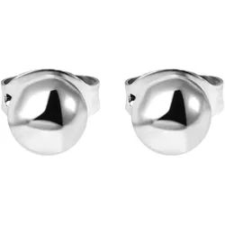 Adelia ́s Paar Ohrhänger Unisex Ohrringe – Ohrstecker aus Titan, Ideal zum Verschenken – schlicht und stilvoll silberfarben
