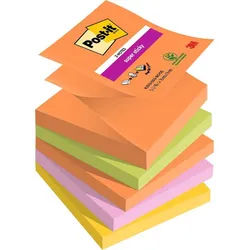 3M Deutschland GmbH Notizzettel 3M Haftnotizen Post-it Notes Super Sticky Z-Notes Boost 76x76mm