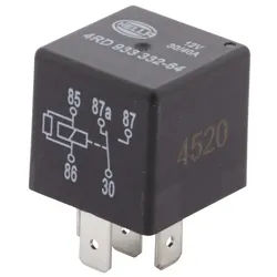 HELLA Relais, Kaltstartsteuerung 4rd933332641 für FERRARI VOLVO PEUGEOT CITROËN SAAB BUICK CHEVROLET OPEL CHRYSLER INTERNATIONAL DAEWOO VW MERCEDES-B