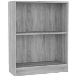 vidaXL Bücherregal NA Bücherregal Grau Sonoma 60x24x74,5 cm Spanplatte grau