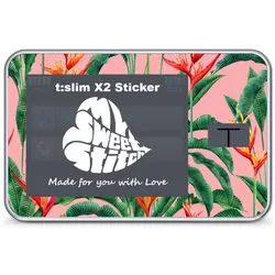 MySweetStitch | Tandem t:slim X2 Sticker Tropical Pink Zubehör 1 St