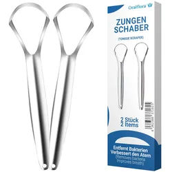 Oralflora Zungenreiniger – Edelstahl 2 St