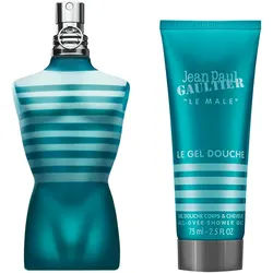 Jean Paul Gaultier Le Male Set = EdT Nat. Spray 75 ml + Le Gel Douche 75 ml - 2 Artikel im Set
