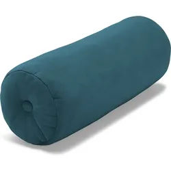 Puff Velvet Rolster Kissenrolle dunkelblau recycelt