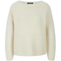 Le pull 100% coton Fadenmeister Berlin blanc