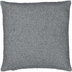Kissenhülle , Dunkelgrau , Textil , Uni , 45x45 cm , Heimtextilien, Bezüge, Kissenbezüge