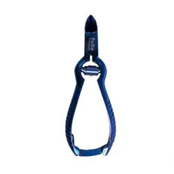 Eurostil Pedicura Corta-Uñas Cierre 14cm Azul Titanio 1un
