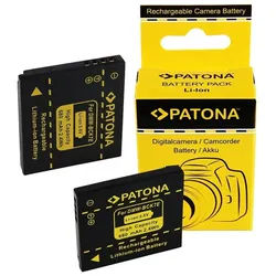 Patona 2x Akku für Panasonic DMC-FH2 Kamera-Akku Ersatzakku 680 mAh (3,6 V, 2 St), FH5 FH7 FH25 S3V S3GK FS16 FS16S FH27R DMW-BCK7E BCK7E