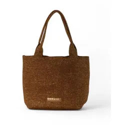 Ermanno Firenze für Damen. 12401891 Braune Lurex-Tasche (OSFA), Lässig, Polyester