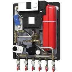 Danfoss Hausstation VXe Solo HWP, 2 HE:30kW, ECL310/A337, STW